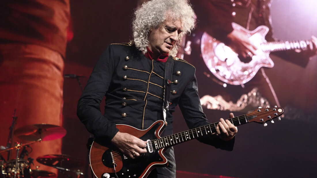 Queen-Gitarrist Brian May bei einem Auftritt im Jahr 2022. (Archivbild) 20251018113548338.jpg