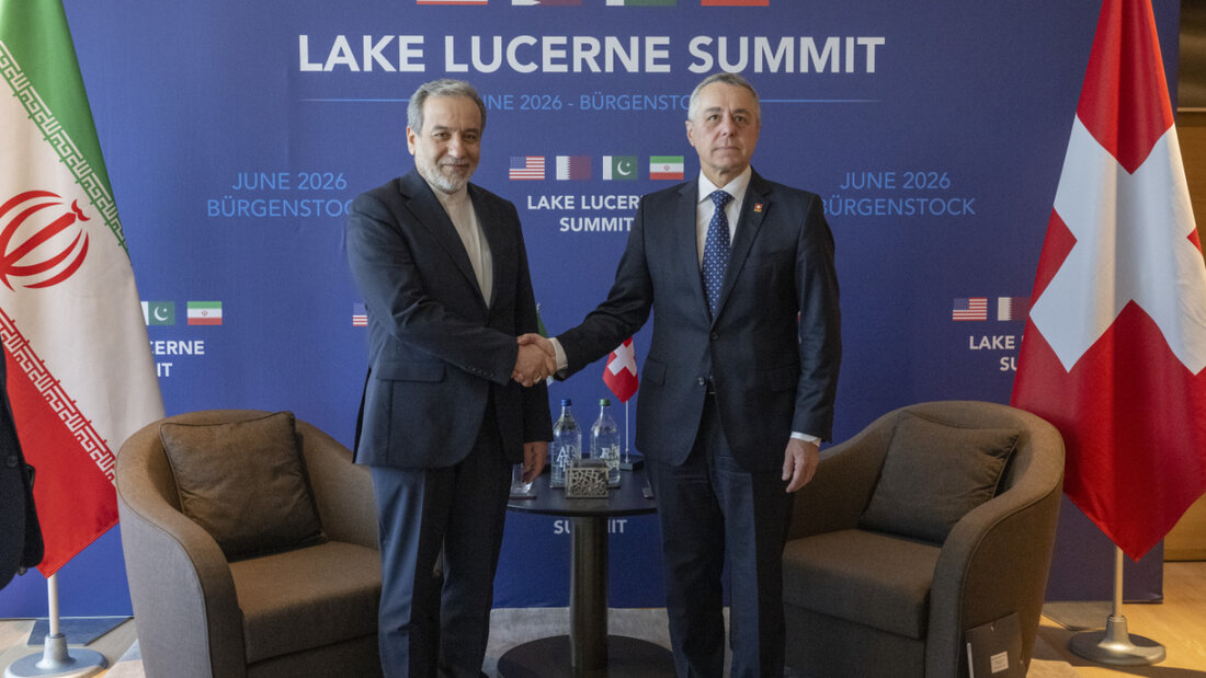 Aussenminister Mohammad Araghchi und Bundesrat Ignazio Cassis führten ein etwa 45-minütiges Gespräch. 20260621112015073.jpg