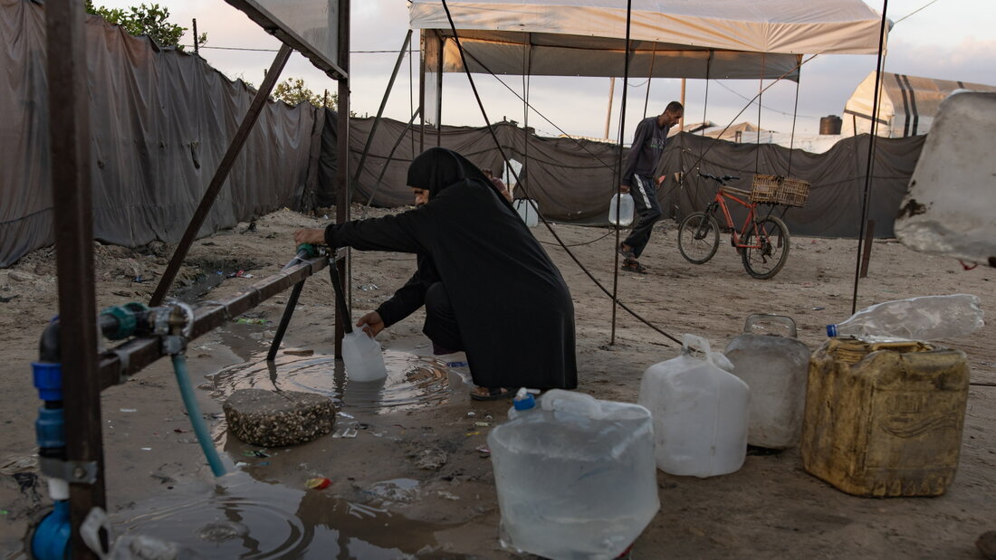 Der Zugang zu Wasser ist in Gaza eingeschränkt. Eine neue Initiative soll die Grundversorgung für die Bevölkerung sicherstellen. 20260713131205098.jpg