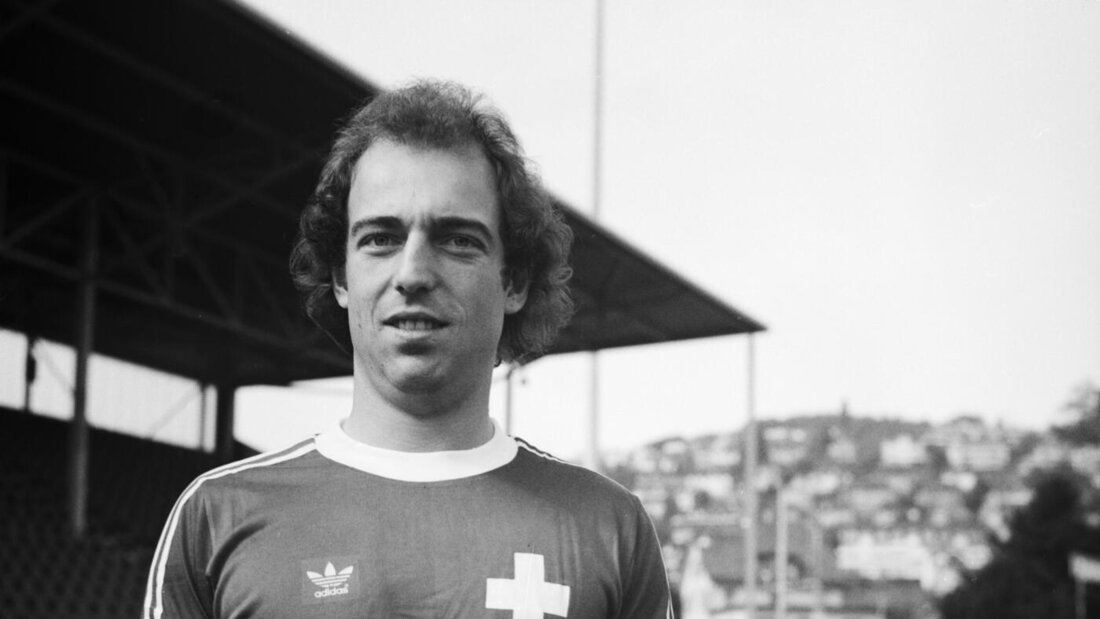 20-facher Schweizer Internationaler: Jakob Brechbühl 1976 im Berner Stadion Neufeld 20261005170315903.jpg