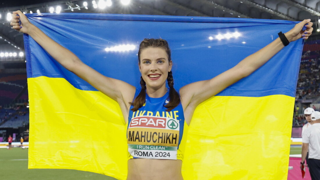 Welt- und Europameisterin und nun auch Weltrekordhalterin: die Ukrainerin Jaroslawa Mahutschich 20240707171220203.jpg