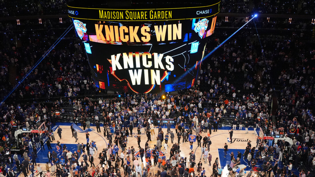 Die Stimmung im Madison Square Garden beim spektakulären Heimsieg der New York Knicks war elektrisierend 20260611061956791.jpg