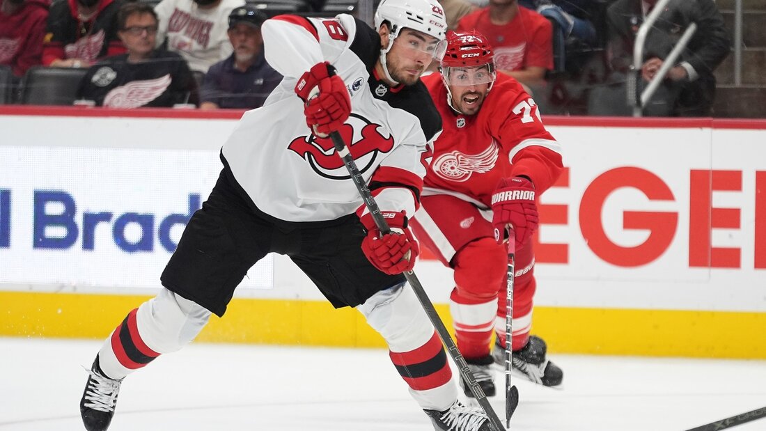 Timo Meier setzt zum Abschluss an. (Archivbild) 20261018074240594.jpg