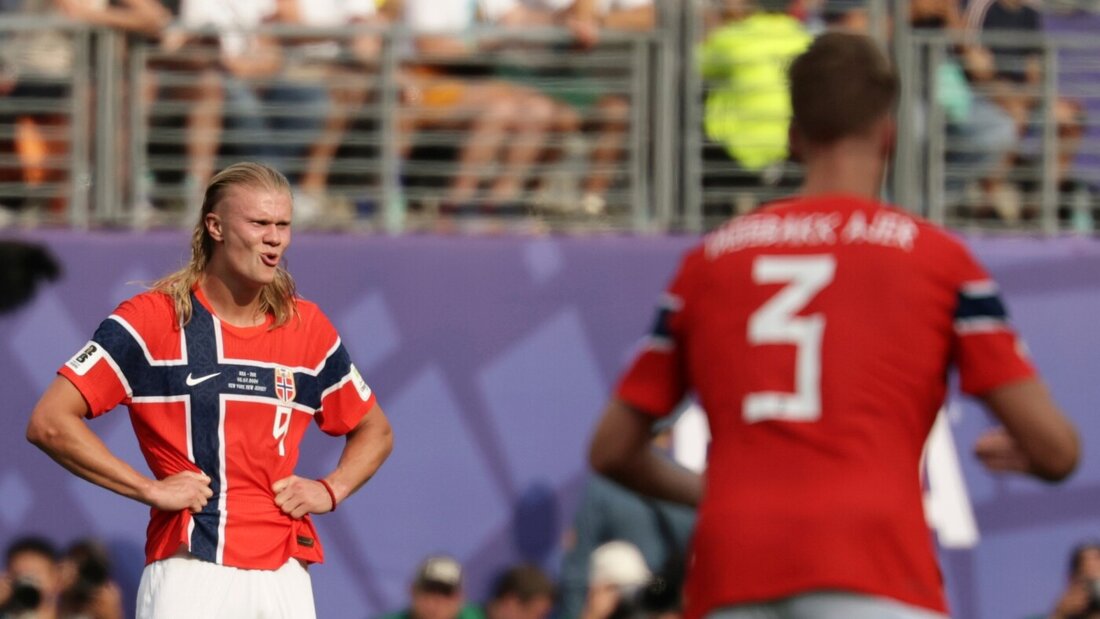 Super-Wikinger: Erling Haaland schiesst Brasilien mit zwei Treffern aus dem Turnier und Norwegen in den Viertelfinal 20260706010524034.jpg
