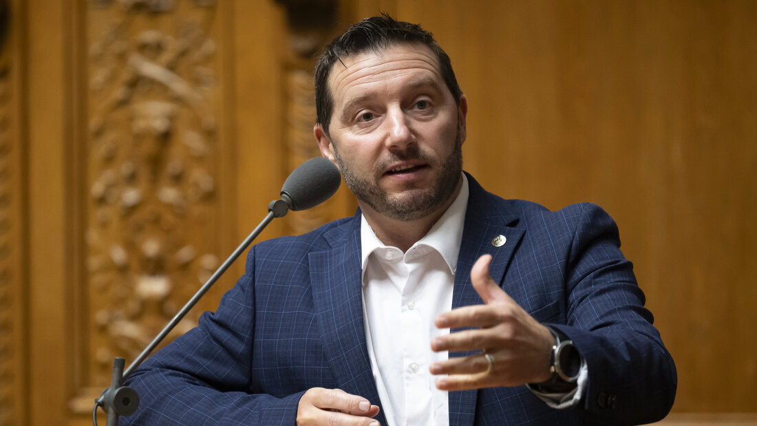 Der Waadtländer SVP-Nationalrat Yvan Pahud verzichtet darauf, für den Bundesrat zu kandidieren. Es sei nicht der richtige Zeitpunkt, sagte er. (Archivbild) 20261016190114136.jpg