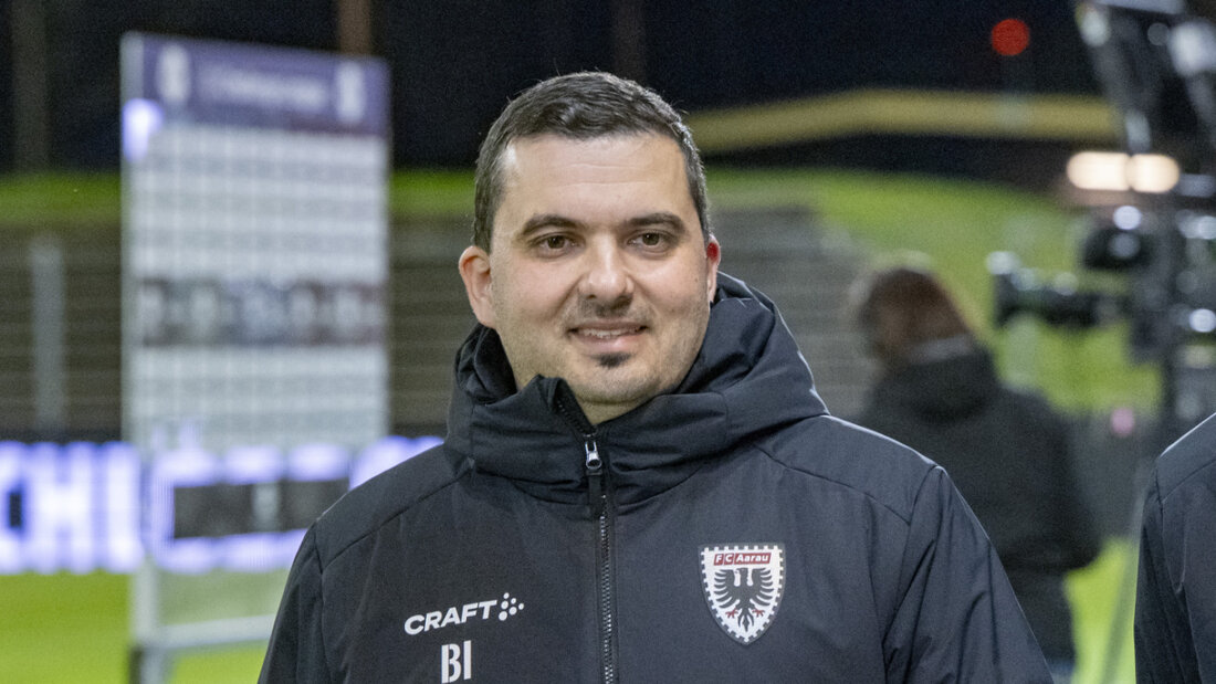 Der Aarauer Trainer Brunello Iacopetta sah einen spektakulären Sieg seines Teams 20260404210513438.jpg