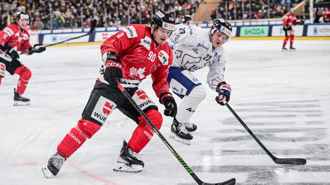 Erstes Engagement in Europa, doch beim letztjährigen Spengler Cup für das Team Canada im Einsatz: Anthony Richard (li.) 20260518170036959.jpg