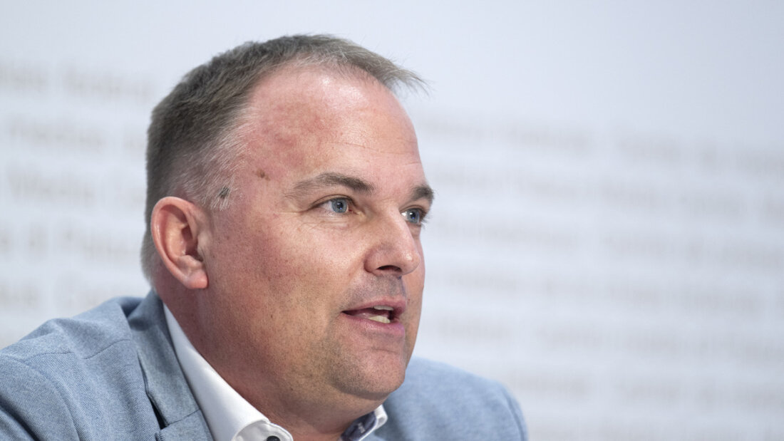 Bereits beim Kampagnenstart am Dienstag in Bern hatte Dettling mit ähnlichen Argumenten für die Initiative geworben. (Archivbild) 20260328111532671.jpg