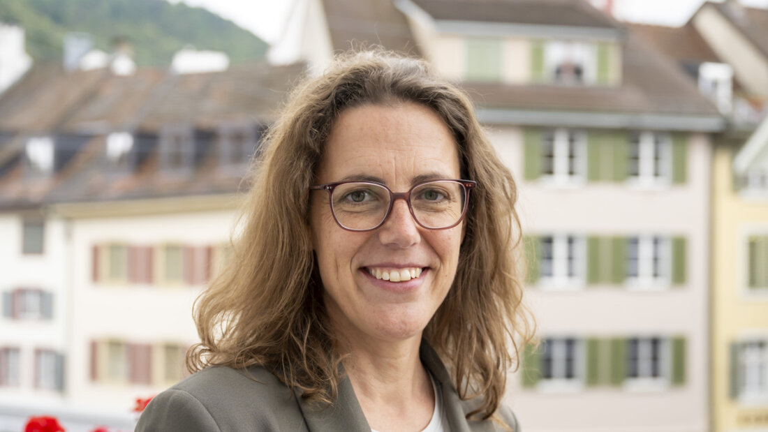 Sabine Bucher (GLP) liegt gemäss Zwischenergebnissen an erster Stelle bei den Regierungsratsersatzwahlen im Baselbiet. (Archivbild) 20251026120706172.jpg