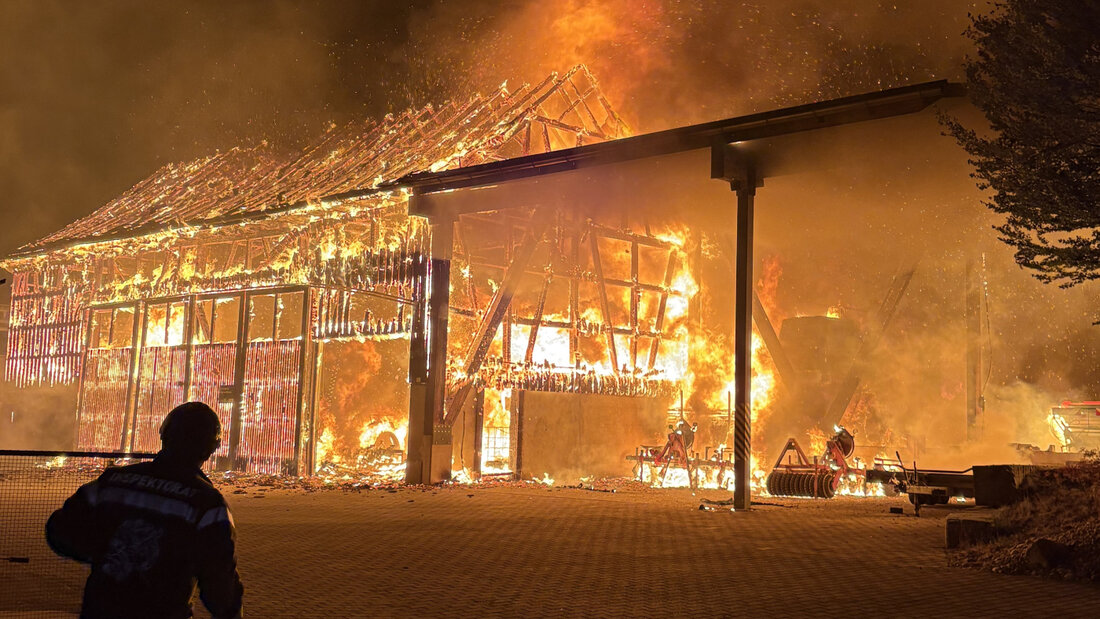 Beim Brand in Neuwilen TG entstand Sachschaden von mehr als zwei Millionen Franken. 20260819105509593.jpg