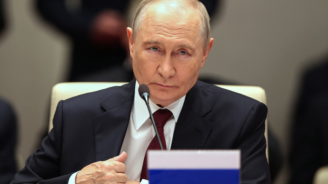 Kremlchef Wladimir Putin nimmt am Gipfeltreffen der Shanghaier Organisation für Zusammenarbeit (SCO) in Bischkek, Kirgisistan, teil. Foto: Pyotr Kovalev/Pool Sputnik Kremlin/AP/dpa 20260902001135312.jpg