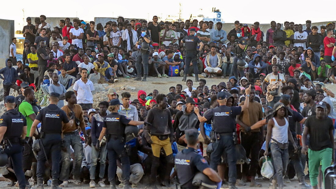 Die EU diskutiert nach der Migrationskrise in Ceuta neue Massnahmen, um bei massenhaften Migrationsströmen schneller reagieren zu können. (Archivbild) 20261001105954376.jpg
