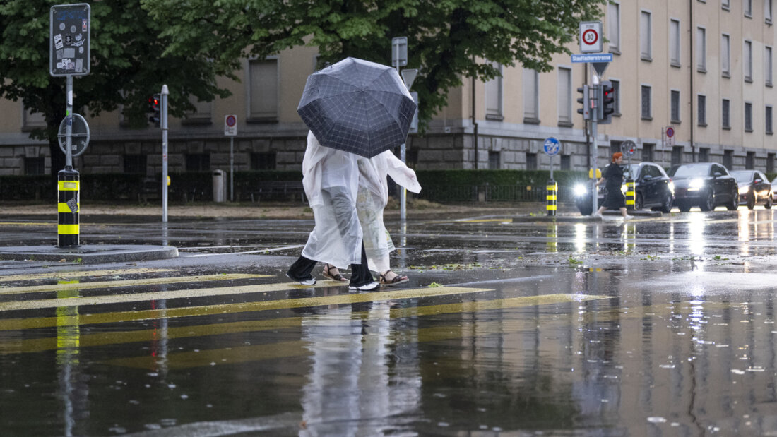 Nach dem Hitzetag sind am Freitagabend starke Unwetter über die Schweiz hinweggezogen. (Archivbild) 20260620082343798.jpg
