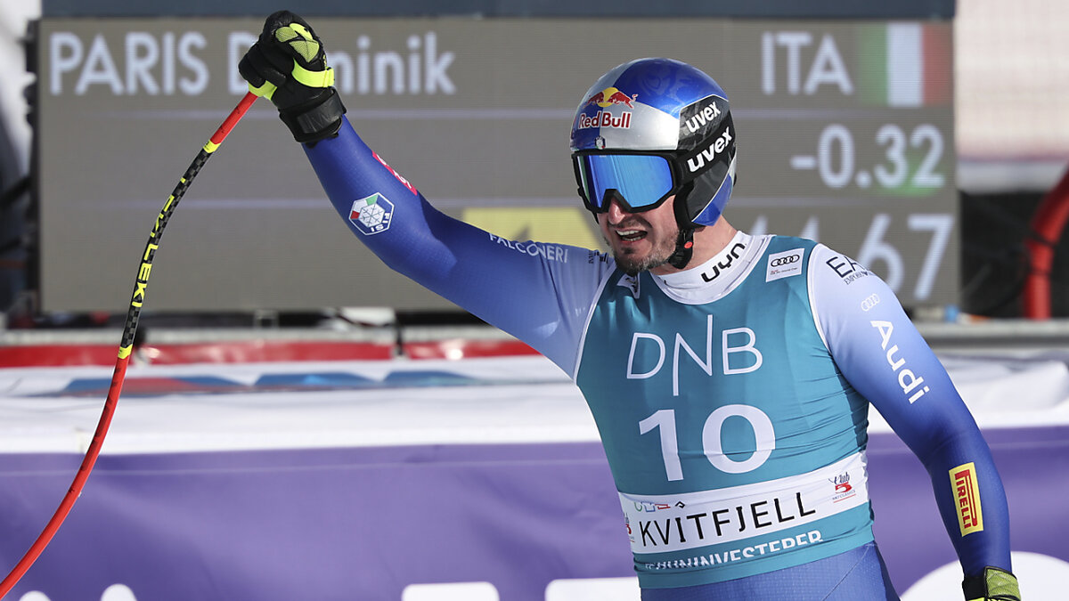 Dominik Paris prevents total Swiss triumph in Kvitfjell