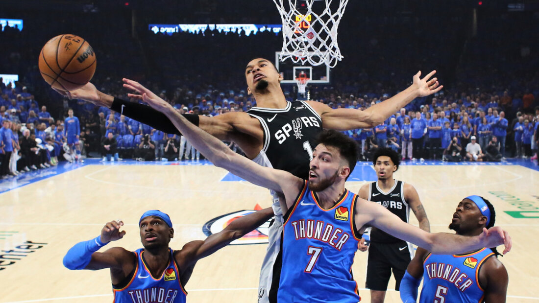 Victor Wembanyama überragt im ersten Spiel der Halbfinalserie zwischen den San Antonio Spurs und den Oklahoma City Thunder alle 20260519064421842.jpg