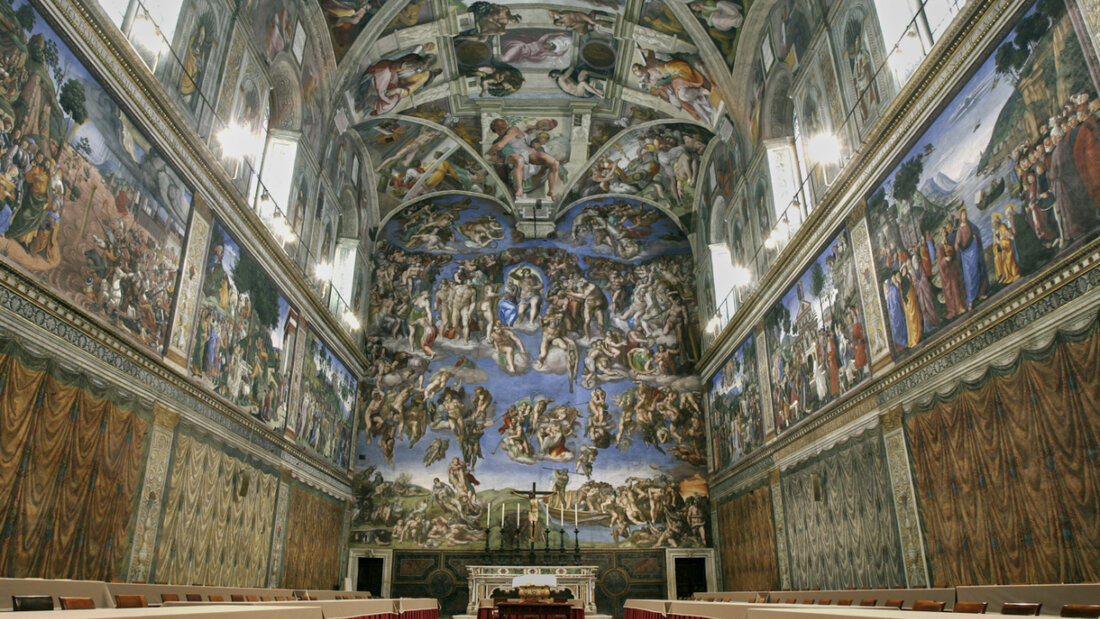 ARCHIV - Die Sixtinische Kapelle im Vatikan. Foto: Pier Paolo Cito/AP/dpa 20260202191748178.jpg