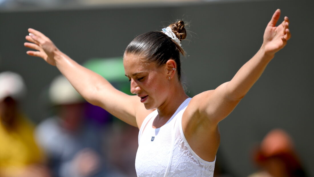 Kann auch in Wimbledon über schöne Siege jubeln: die Ukrainerin Marta Kostjuk 20260706194524757.jpg