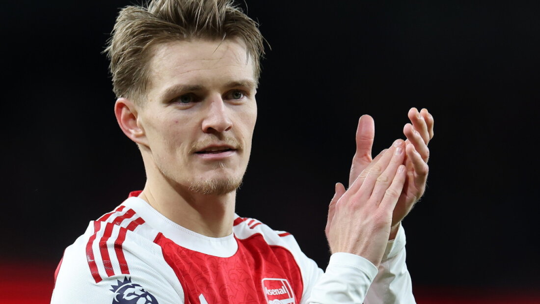 Nach der kurzen Weihnachtspause weiter an der Spitze: Arsenals Captain und Torschütze Martin Ödegaard 20251227183108579.jpg
