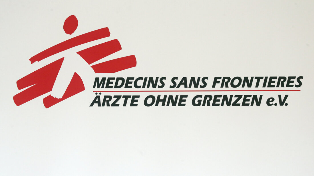 ARCHIV - Das Logo des Vereins "Ärzte ohne Grenzen". Foto: Wolfgang Kumm/dpa 20260616123815647.jpg