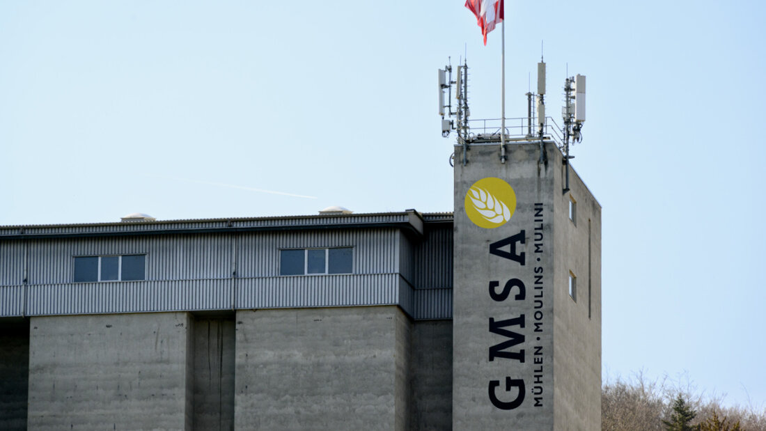 Die Groupe Minoteries SA (GMSA) übernimmt die Zwicky Mühle in Müllheim-Wigoltingen TG. Im Bild die GMSA-Mühle am Hauptsitz in Granges-pres-Marnand bei Valbroye VD. 20250515101029110.jpg