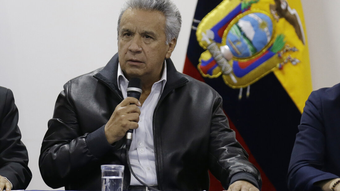 ARCHIV - Ecuadors Ex-Pr‰sident LenÌn Moreno. Foto: Fernando Vergara/AP/dpa/Archivbild 20260829191925721.jpg