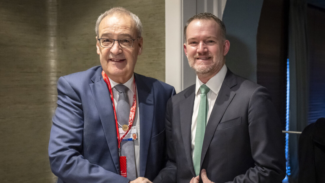 Nach dem Treffen am WEF sind Bundespräsident Guy Parmelin und der US-Handelsbeauftragte Greer am Rand des OECD-Ministertreffens am Mittwoch in Paris erneut zusammengekommen. (Archivbild) 20260603144209324.jpg