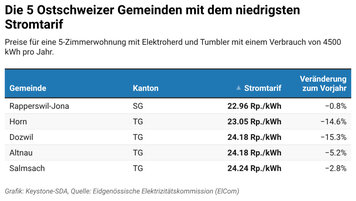 Grafik: Keystone-SDA, Quelle: Eidgenössische Elektrizitätskommission (Elcom) 20260908160941636.jpg