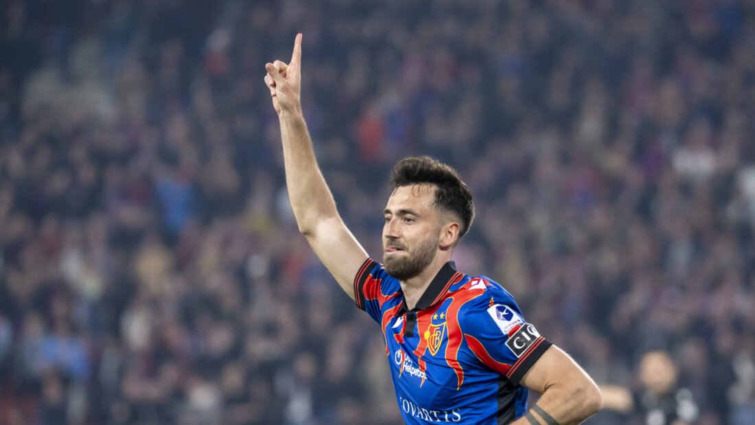 Dominik Schmid, hier als Torschütze gegen die Grasshoppers, muss um die Teilnahme am Cupfinal bangen 20250515191826445.jpg