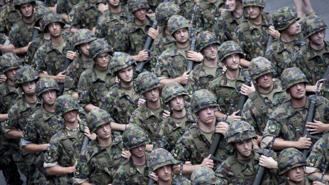 Der Bundesrat möchte den maximalen Personal-Höchstbestand der Schweizer Armee beispielsweise bei Bedrohungslagen temporär vergrössern können. (Archivbild) 20250915175139491.jpg