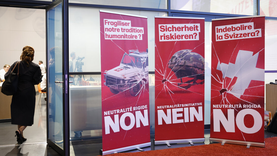 Die Neutralitätsinitiative verliert weiter an Zustimmung. Das ergab die zweite Umfragewelle zur Abstimmung vom 27. September. (Archivbild) 20260916053009201.jpg