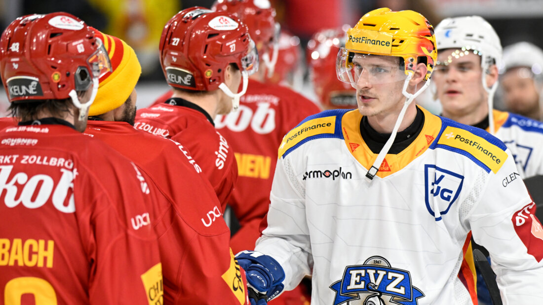 Zugs Topskorer Dominik Kubalik muss auch im dritten Aufeinandertreffen in dieser Saison den Spielern der SCL Tigers zum Sieg gratulieren 20251205225748859.jpg