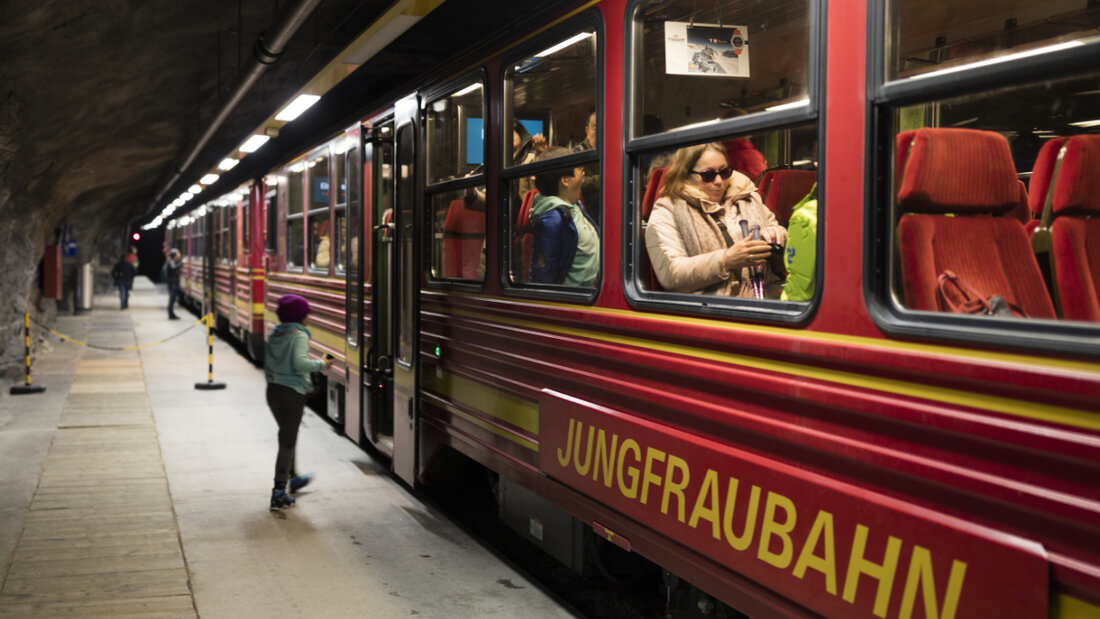 Der Nahost-Konflikt wirkt sich auch auf die Passagierzahlen beim Bahnbetrieb aufs Jungfraujoch aus. (Archivbild) 20260508075832952.jpg