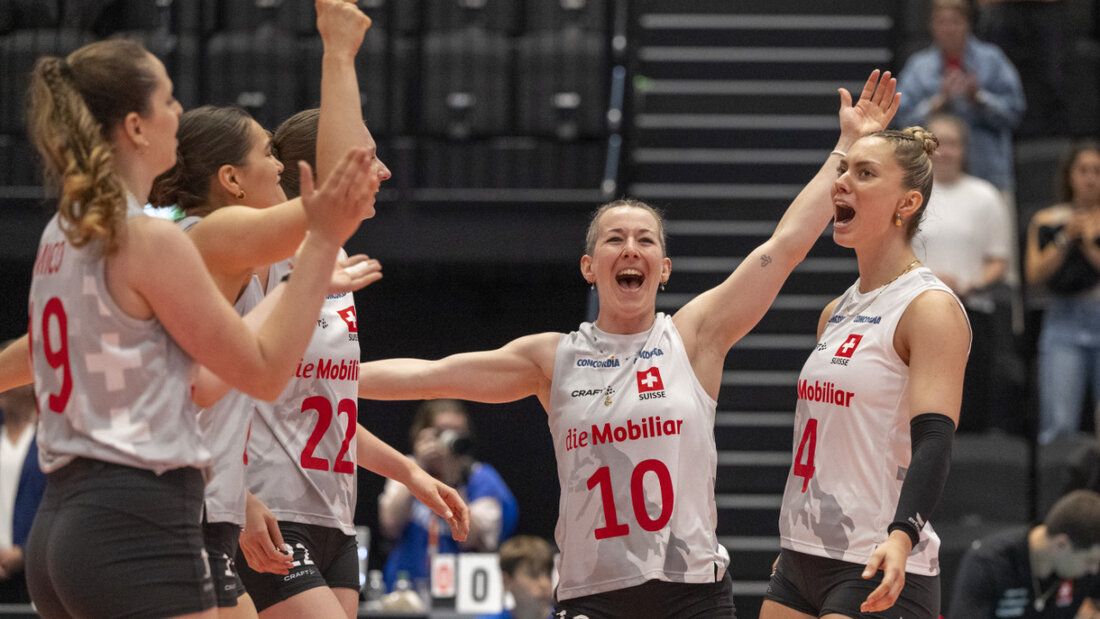 Grosser Jubel bei den Schweizer Volleyballerinnen am Heimturnier in Kriens 20260614200428178.jpg