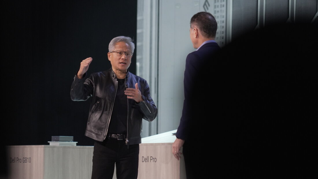 Chips von Nvidia sind eine Schlüsseltechnologie für Künstliche Intelligenz. Dem Konzern mit CEO Jensen Huang beschert das weiter rasantes Wachstum und Milliardengewinne. (Archivbild) 20260520231751147.jpg