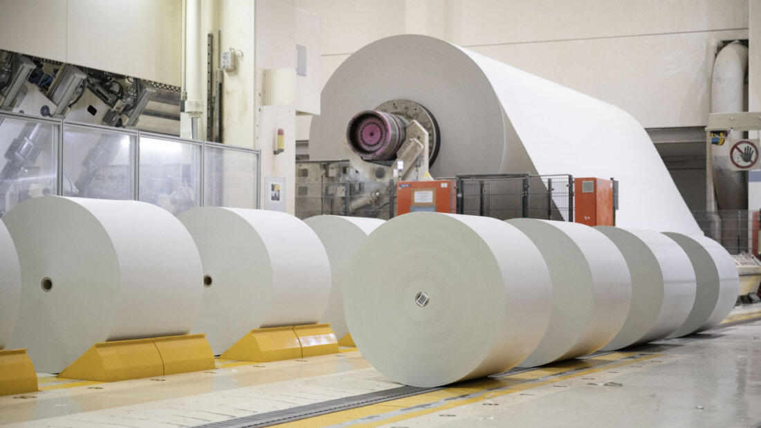 Auch in der Papier- und Holzindustrie sank die Produktion im zweiten Quartal. (Archivbild) 20250818100153555.jpg