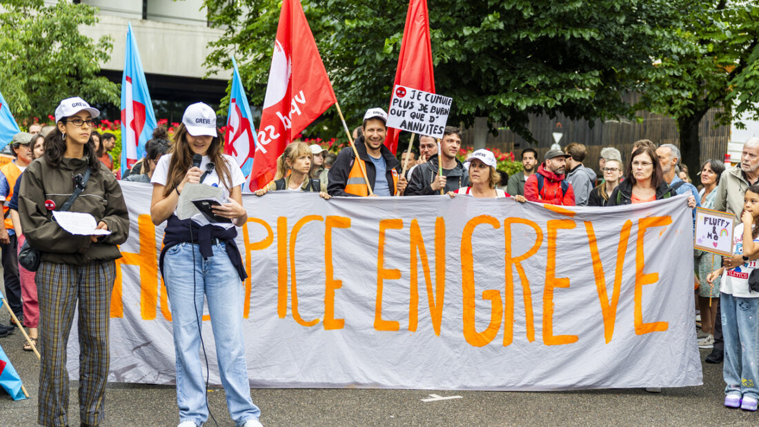 Sie wollen drei Tage protestieren: Angestellte des öffentlichen Dienstes in Genf. 20260602204608534.jpg